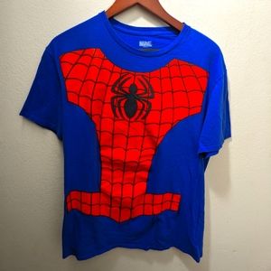 Marvel Spiderman Tee Shirt Modern Print Men's Large